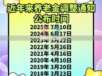 2026年养老金涨幅预测 预计7月公布