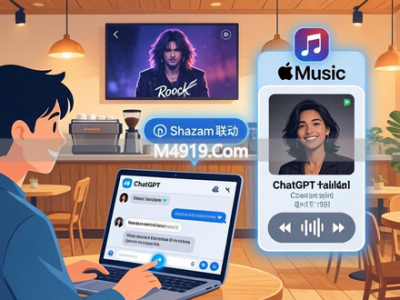 ChatGPT 与 Shazam 新联动！听歌识曲无需离开对话界面