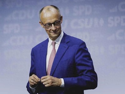 特朗普关税重压下 德国总理警告：欧洲再沉默就完了