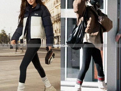 杨幂带火羽绒服搭无痕裤，时髦显瘦，年轻女性赶紧学