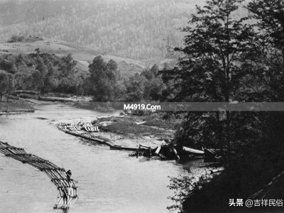 1930年鸭绿江老照片：独特风光与边境文化符号全记录