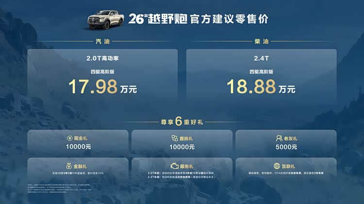 2026款长城炮广州车展上市 多重礼遇及销量成绩公布