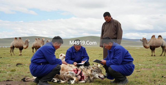 内蒙古包头牧民骆驼遭狼咬损失大，卖驼装神器盼补偿
