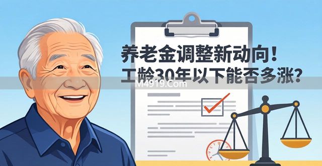 养老金调整新动向！工龄30年以下能否多涨？