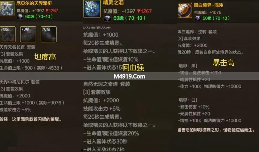 版本减负后特殊装备难凑齐？这7套均可作为毕业选择