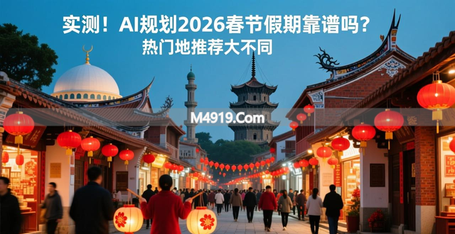 春节旅游规划实测：当“网红小城”霸榜，你的出行会被算法“带偏”吗？丨大模型选品观察④_春节旅游规划实测：当“网红小城”霸榜，你的出行会被算法“带偏”吗？丨大模型选品观察④_