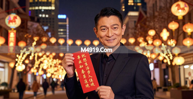 华仔元宵节前更新华博送祝福，华灯初上寓意超美好