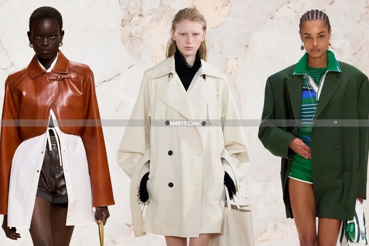 2026年春季外套流行趋势：中性风革新，皮夹克与短款风衣成热门