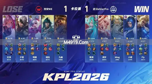 eStar 4 连胜进卡位赛却负于 WE，2-4 结束春季赛征程