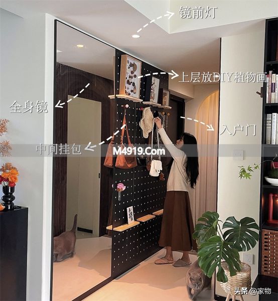 100㎡户型巧布置！玄关、书房等小空间好看又实用