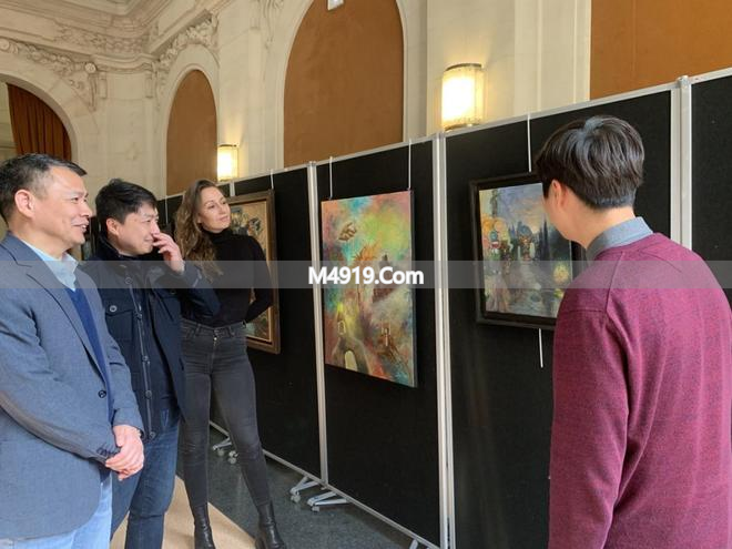 巴黎20区举办春节联欢晚会，刘凯文艺术作品展同期举行