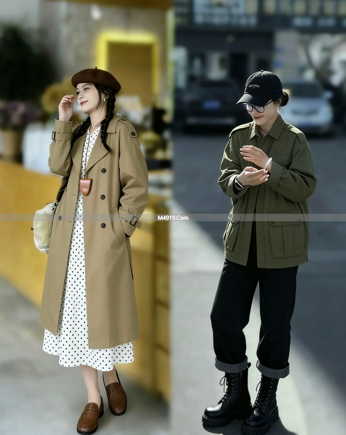 春季穿搭指南！皮质单品、长外套怎么搭出氛围感与气质？