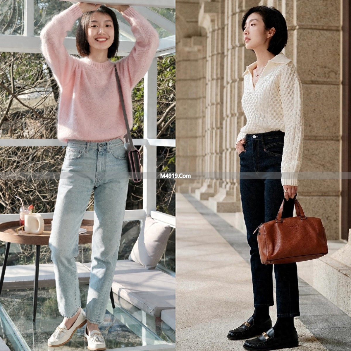 今年春天九分裤+乐福鞋才是王道，洋气显高又不累脚