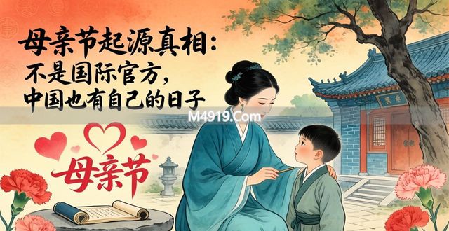 母亲节起源真相：不是国际官方，中国也有自己的日子
