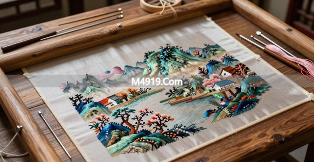 江苏常州乱针绣：线作丹青针作笔，国家级非遗的独特魅力