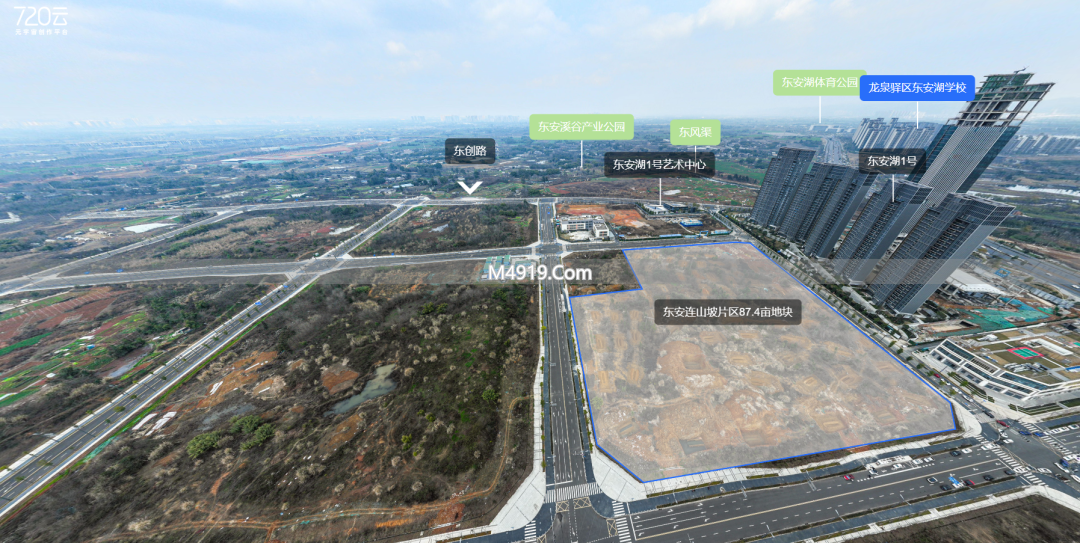 东安湖西拓区87亩宅地新动向：新希望地产代建，打造高品质宜居区