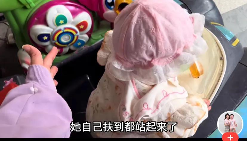 8个月妹妹叫爸爸了！胖虎妈妈晒娃罕露正脸，发育正常苦尽甘来