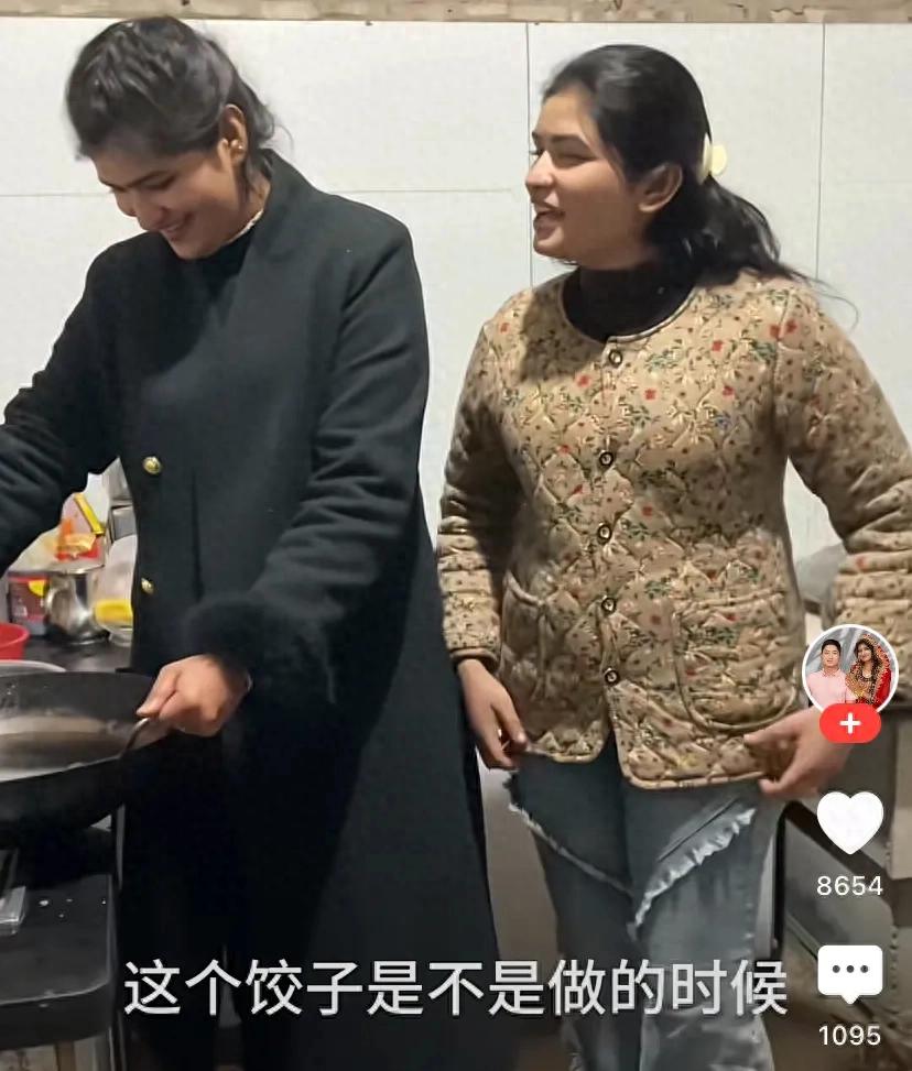 妹妹来中国捡剩衣服被骂寒酸，吃饭更对付，被吐槽太抠搜