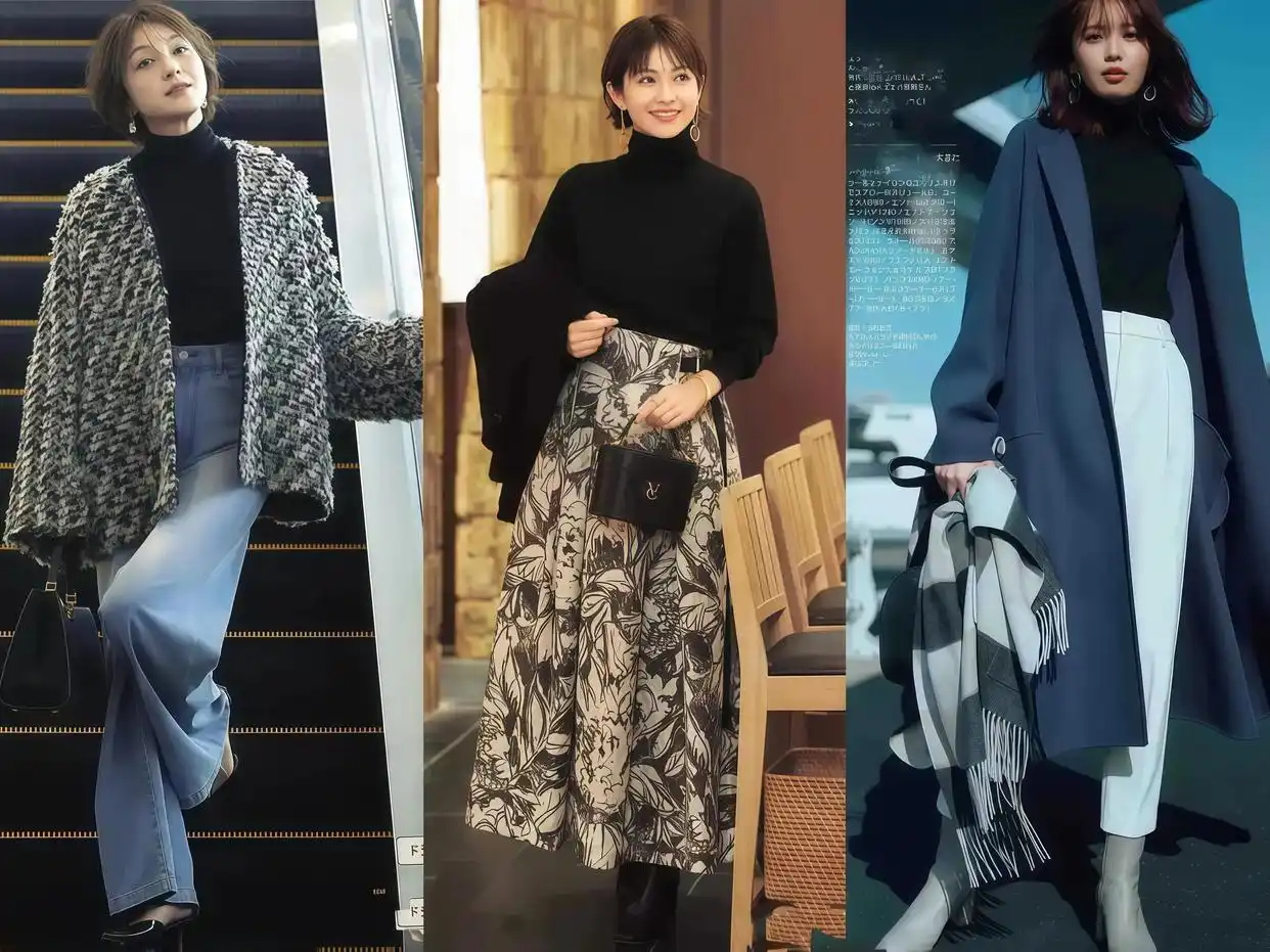 黑色毛衣春季穿搭指南 显瘦时髦搭配技巧