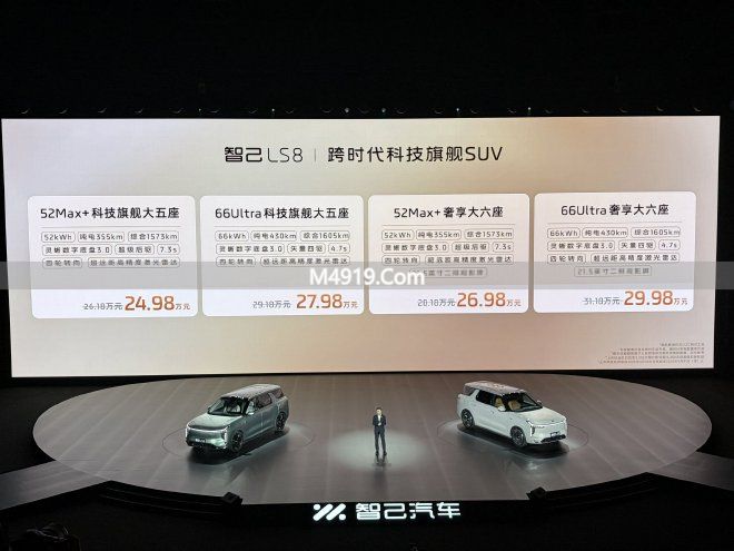 智己LS8上市24.98万起，一小时大定8000台