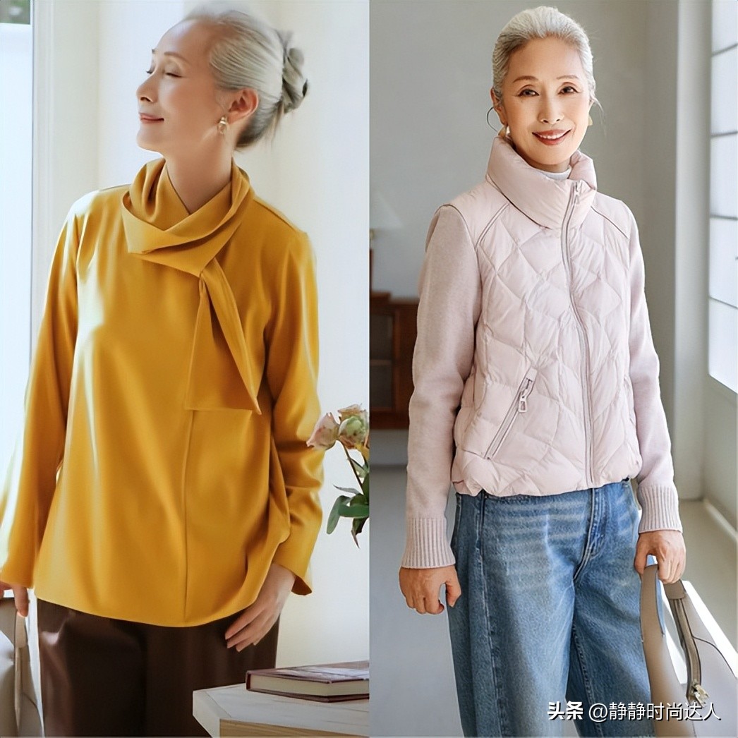 中年女性穿搭指南：上衣挺括下装宽松，藏肉又显优雅气质