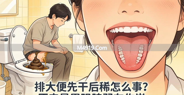 排大便先干后稀怎么回事？原来是胃强脾弱在作祟
