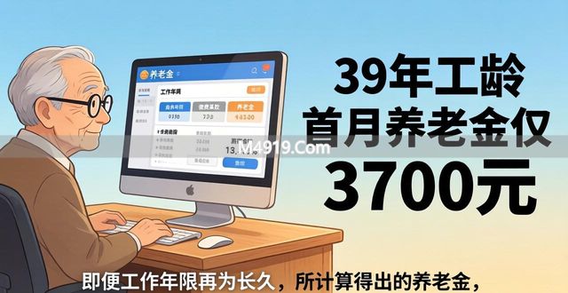 39年工龄首月养老金仅3700元，合理吗？答案在这儿