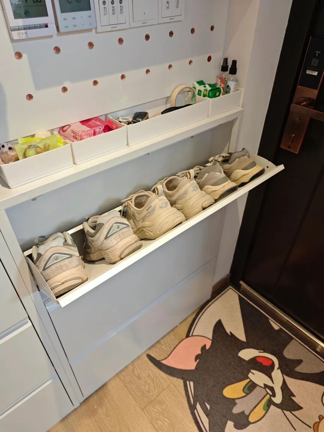 年轻人必看！小户型无玄关困扰，鞋柜设计思路大分享