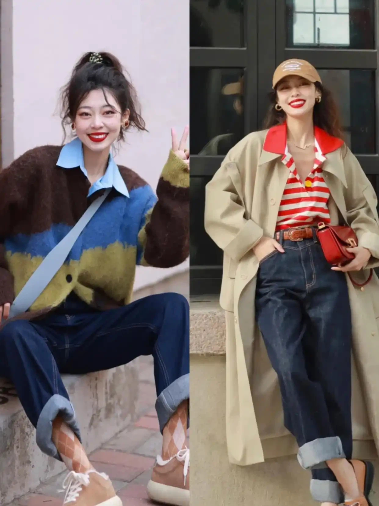 今年春天王炸组合：衬衫搭外套，时髦减龄又百搭