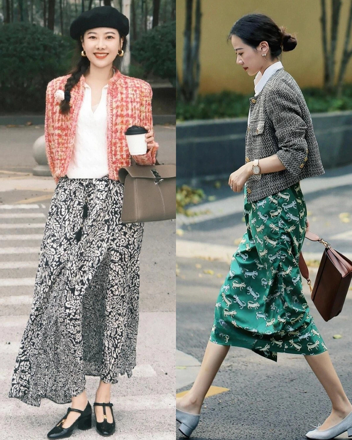 今年春天王炸组合：衬衫搭外套，时髦减龄又百搭