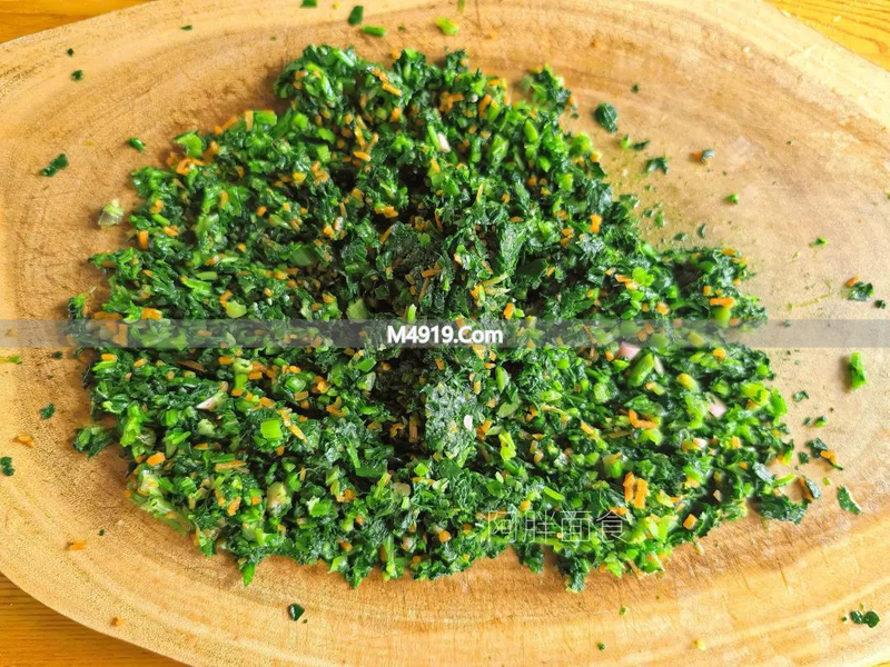 菠菜葱花饼做法超简单，外酥里软，四季可换菜做