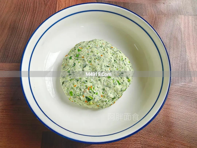 菠菜葱花饼做法超简单，外酥里软，四季可换菜做