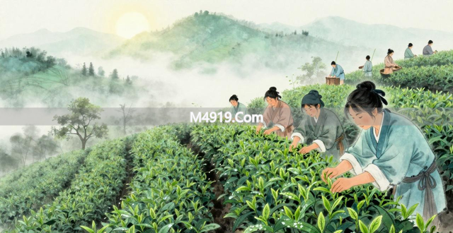长山剑毫新茶开采 今年芽头肥 鲜爽度更高