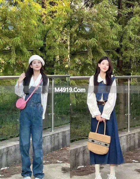 秋季出游穿搭图片：3种风格上衣裤子裙子搭配