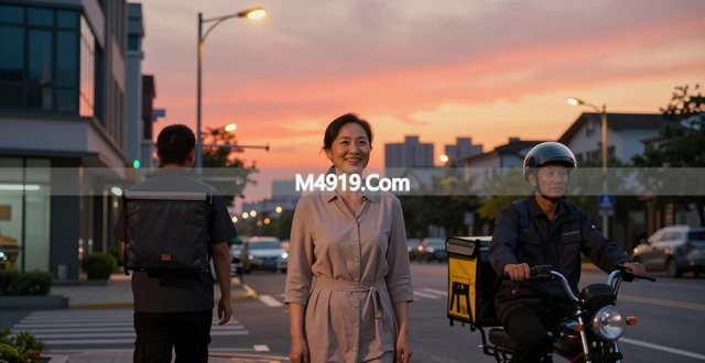 偶遇前夫在送外卖，女子开心：离婚离对了