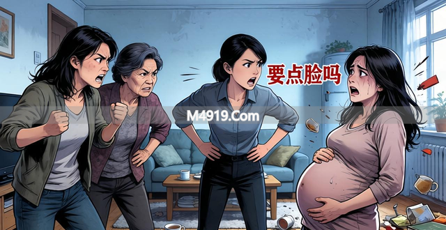前妻带母亲上门殴打怀孕现任 小姑子怒斥：要点脸吗