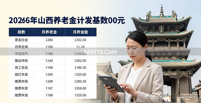 2026年山西养老金计发基数预测，工龄38年能领5000元吗？